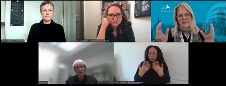 Salla Virman underscoring the importance of triangulating the JCNA approach with cultural strategy and Cultural Compact work to address place-based needs effectively.