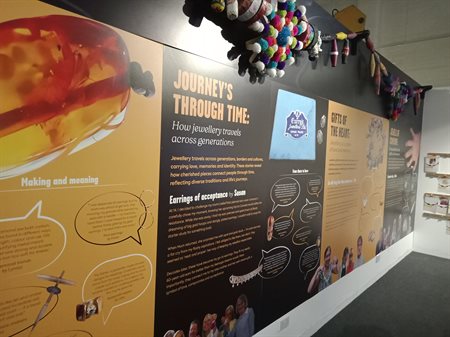 An image capturing part of the exhibition immediately following the formal launch