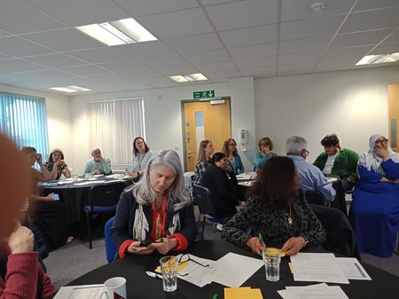 Attendees listening to introductory remarks by Philip Warren (Collections and Learning Officer).