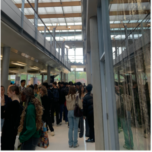 Students at a careers fair on Jubilee Campus