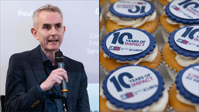 George Rice, George Rice, Director of KEBE, at the ICURe 10th anniversary event