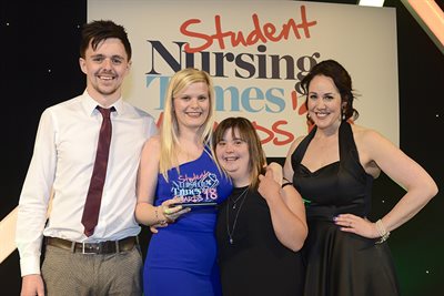 Student Nursing Times Award Anna Johnson