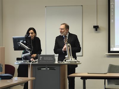 Steven Schooner and Anna maria