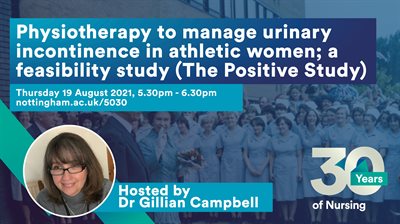 Physiotherapy to manage urinary incontinence in athletic women; a feasibility study (The Positive Study)