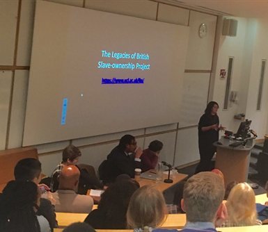 C3R Director Katie Donington gives a talk on the Legacies of British Slave-ownership project
