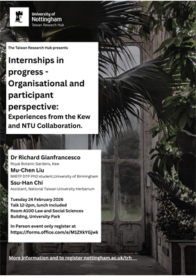 Kew and NTU 24 February 2026