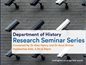 History Research Seminar 19 October- Dr Per Rolandsson and Dr Richard Hornsey