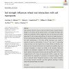 Soil strength influences wheat root interactions with soil macropores 1