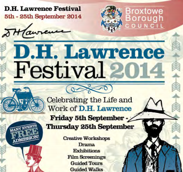 Poster for the 2014 D. H. Lawrence Festival