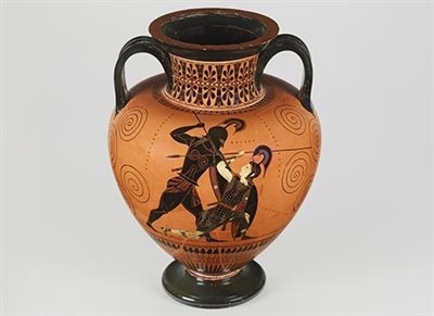 Ancient Greek Black-figured amphora (wine-jar), dated 540-530BC
