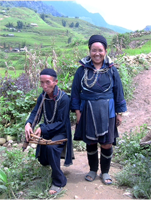 Hmong master qeej player and singer in northern Vietnam, 2010