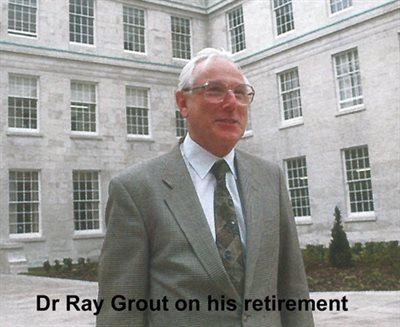 Ray Grout 1997 Retirement with text