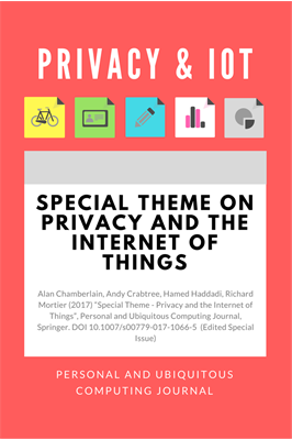 Special Issue – Privacy and the Internet of Things