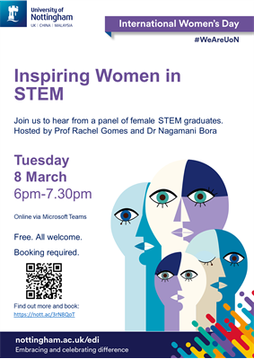 Inspiring Women in STEM poster portrait