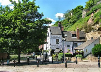 The Olde Jerusalem Pub - the oldest pub in England