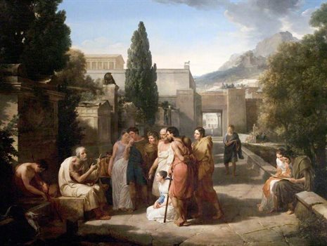 Homer Singing His Iliad at the Gate of Athens, Guillaume Lethière (1760–1832)
