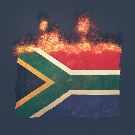 Image of a burning flag