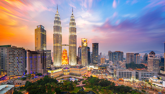 Kuala Lumpur city skyline