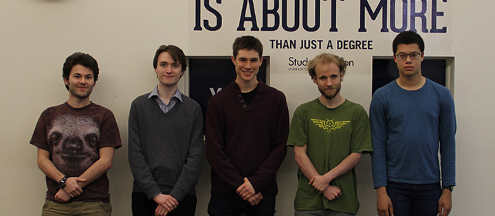 Meet our University Challenge team 2015-16