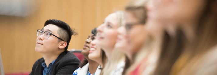 Undergraduate students in a lecture, Keighton Auditorium, University Park2 714x249