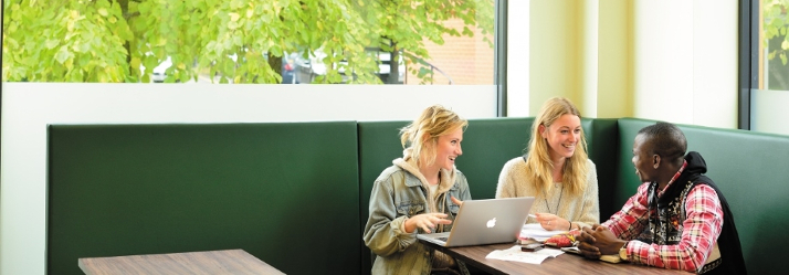 Students in Mulberry Cafe 714x249