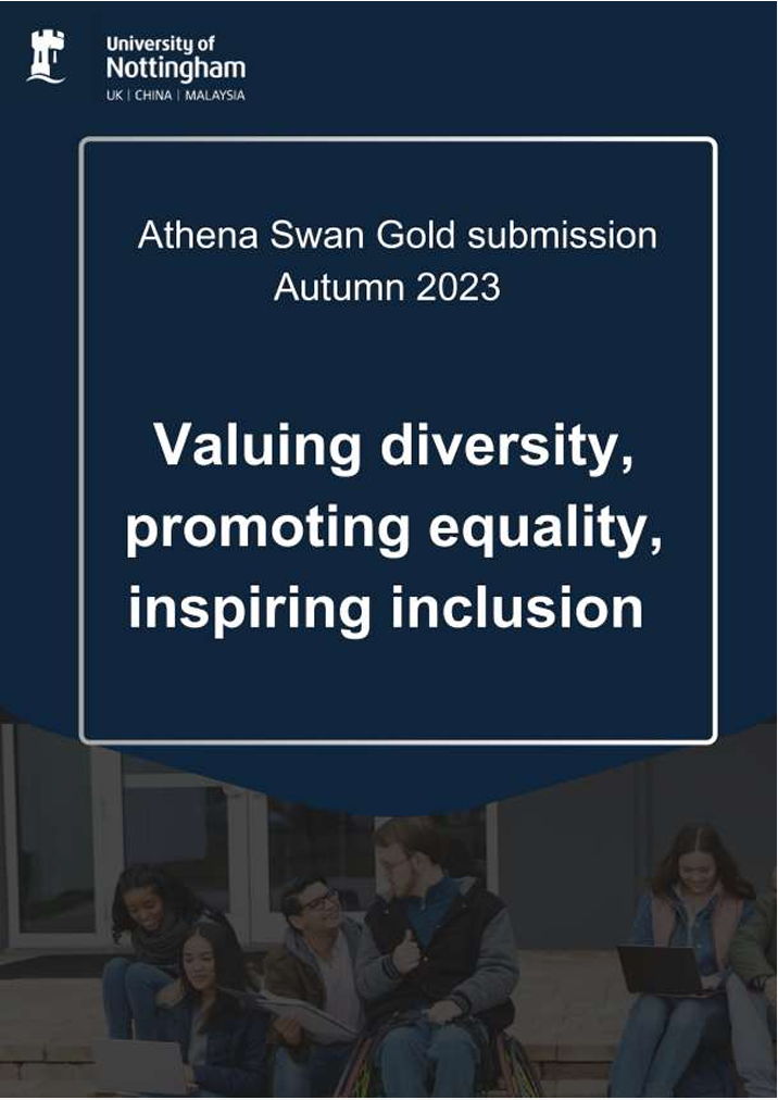 Athena Swan Gold submission Front Cover