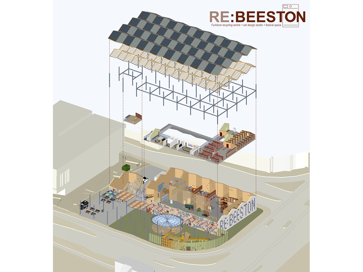 Exploded axonometric