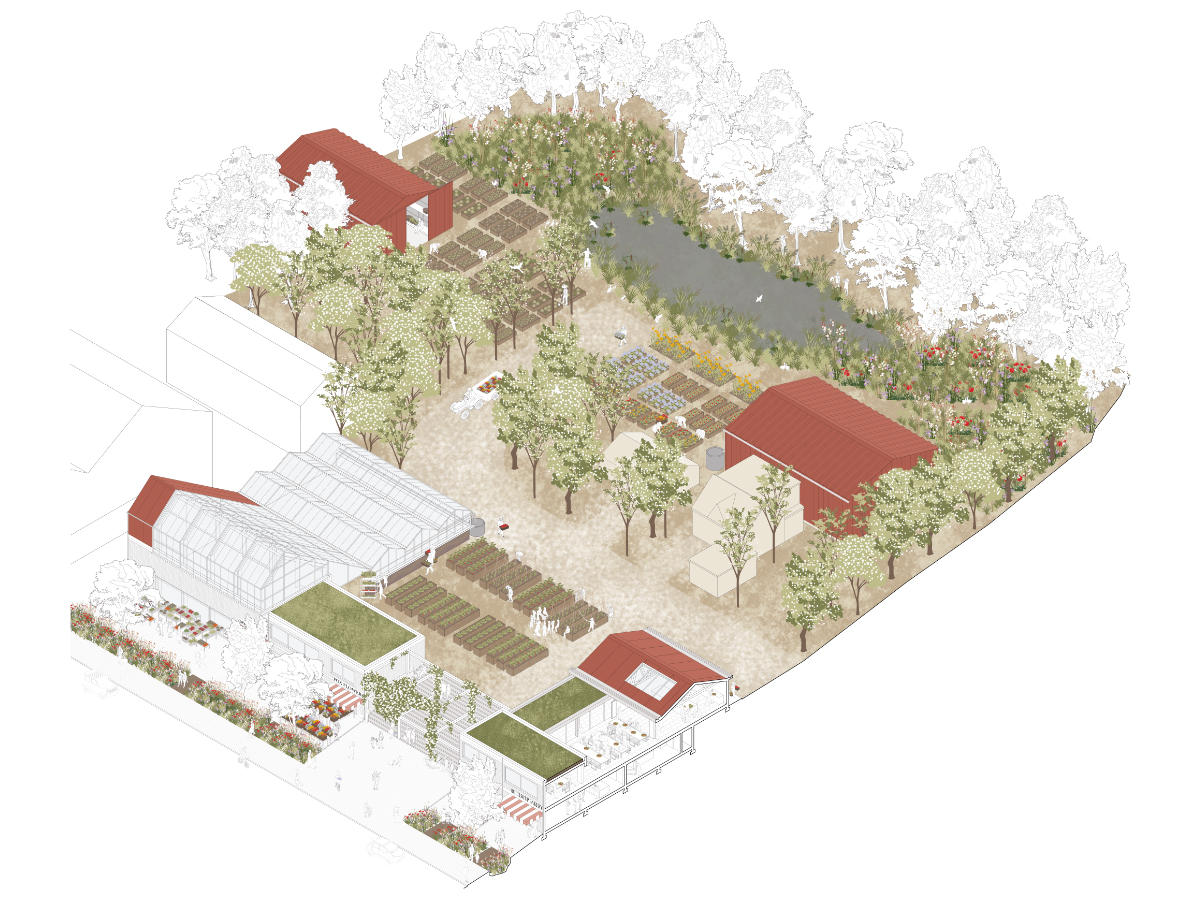 Isometric View of the Site