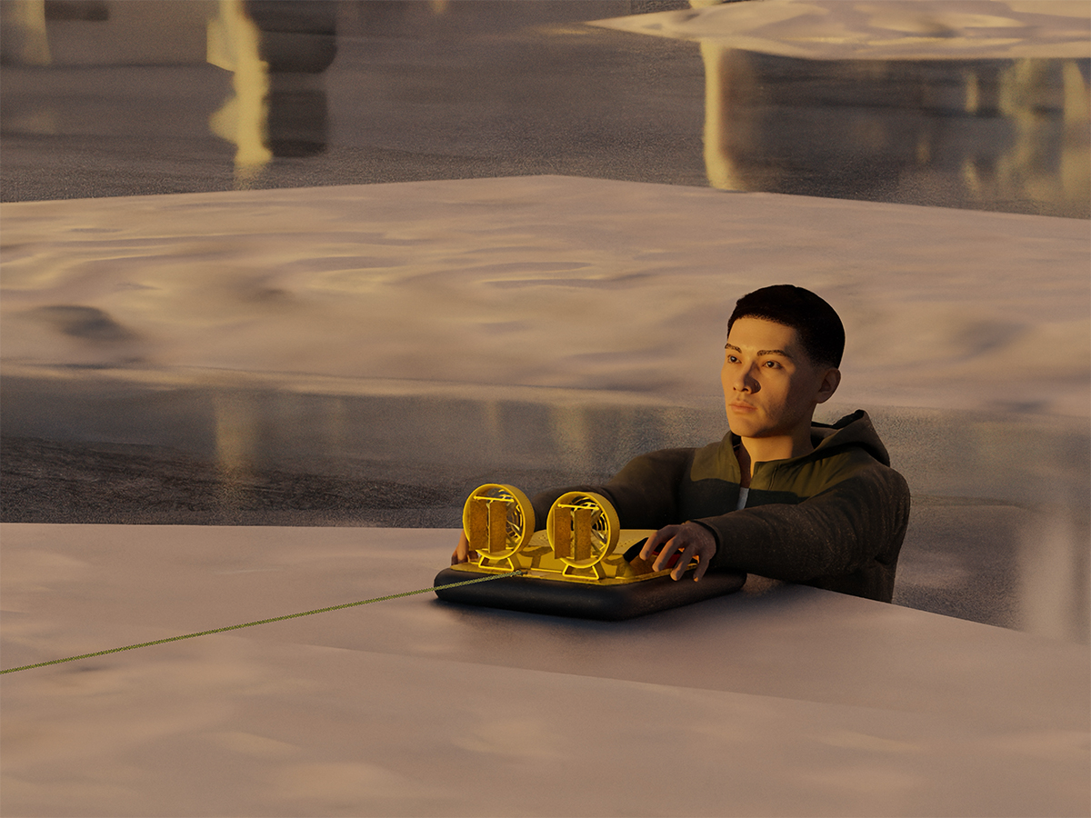 victim grabbing handles