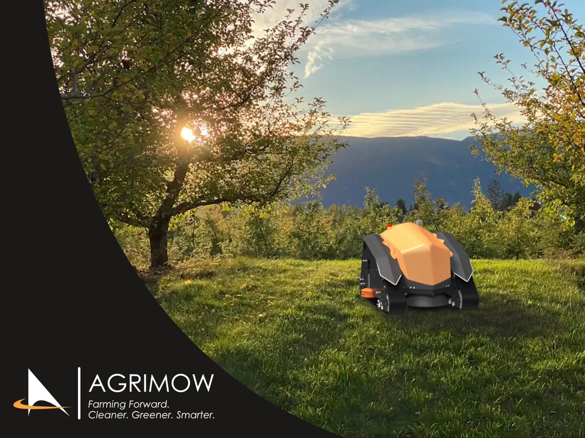 Agrimow situated in a farm field