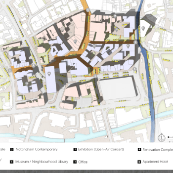 Architecture drawing of a site plan