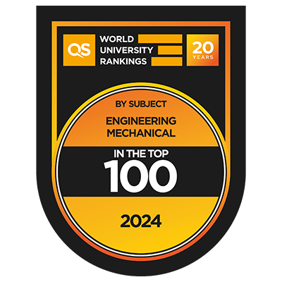 Top 100 for Mechanical Engineering in the QS World University Rankings by Subject 2024
