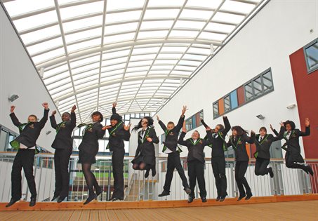 NUSA students jumping