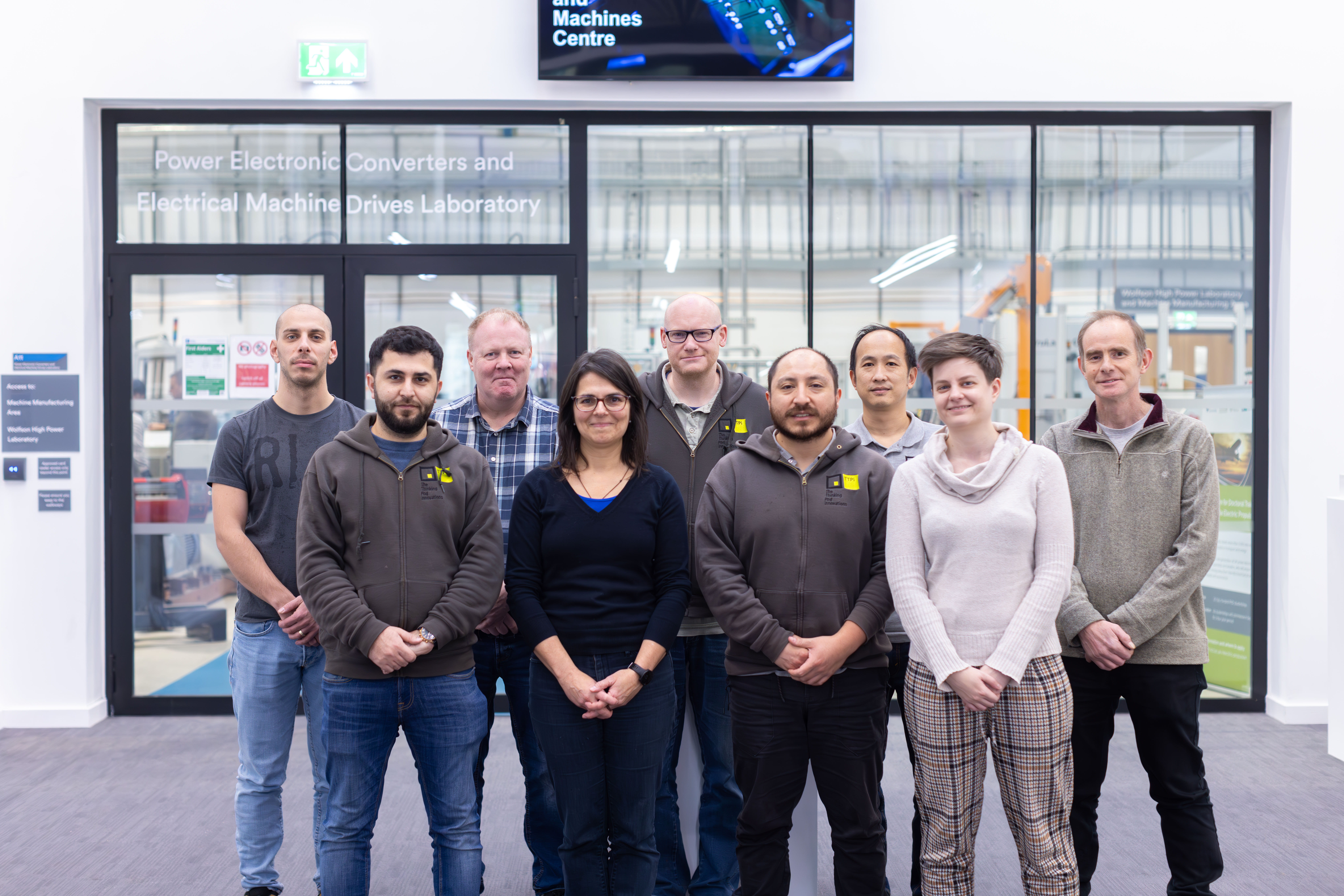 Dr Liliana de Lillo, Power Electronics, Machines and Control Research Group, and her team