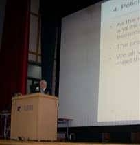 Martin Wolf presenting The World Economy China Lecture