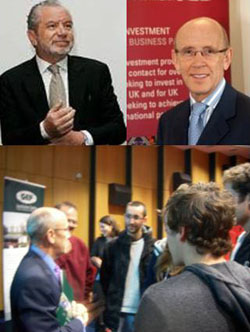 Lord Davies and Alan Sugar