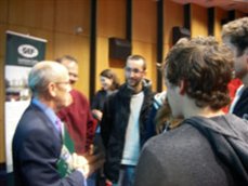 Lord Davies post lecture