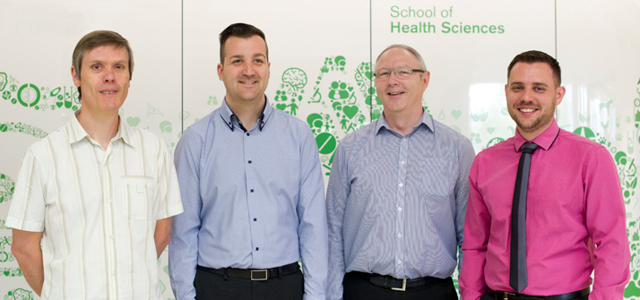 HELM Team - 2014 Dearing Award Winners - Mike Taylor, James Henderson, Richard Windle and Aaron Fecowycz