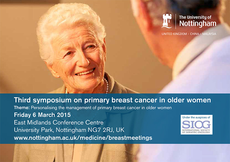 Third symposium on primary breast cancer in older women