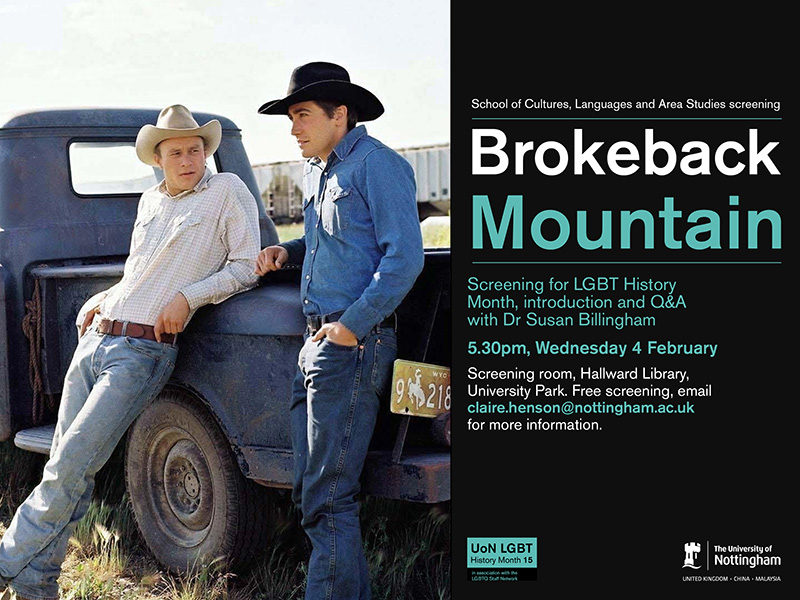 Brokeback Mountain screening
