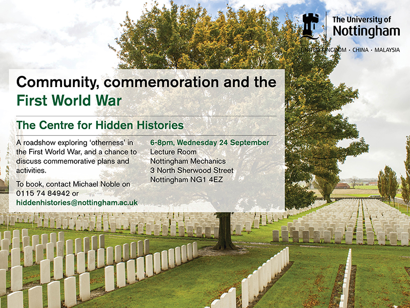 Community, commemoration and the First World War