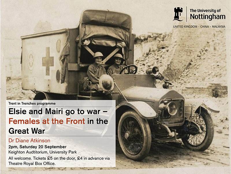 Elsie and Mairi go to war – Females at the Front in the Great War