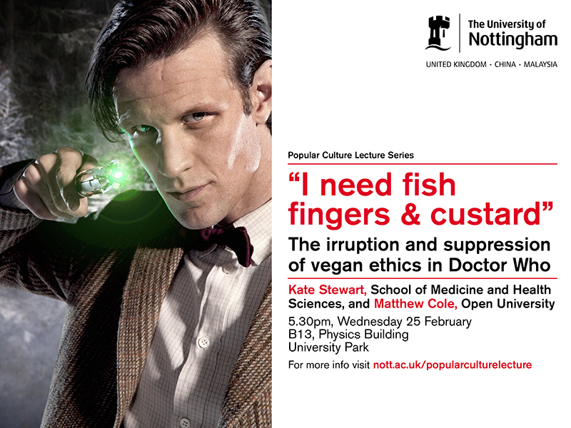 The irruption and suppression of vegan ethics in Doctor Who