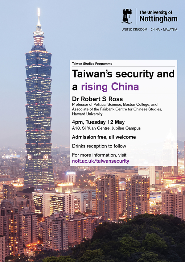 Taiwan's security and a rising China