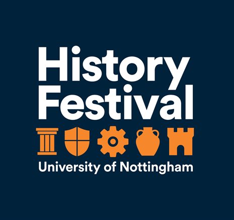 Logo History Festival blue without date