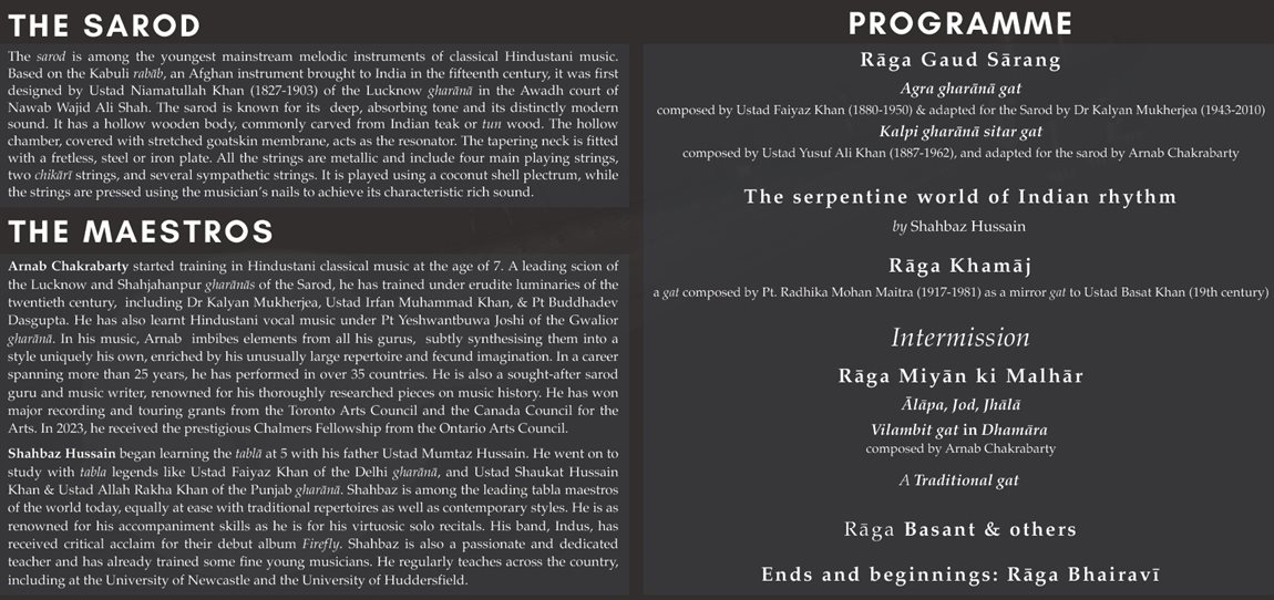 Indian instrument workshop programme p.2