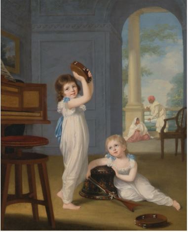 Arthur William Devis, 1762-1822, Emily and George Mason, between 1794 and 1795, Oil on canvas, Yale Center for British Art, Paul Mellon Collection, B1981.25.5.