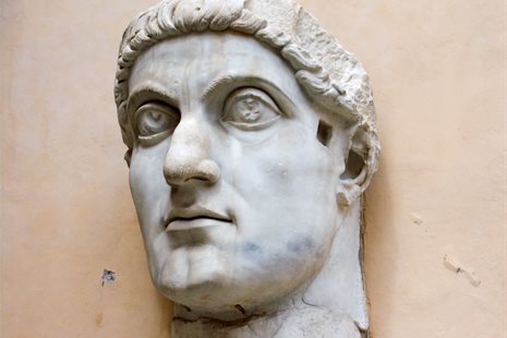Colossus of Constantine at the Musei Capitolini in Rome
