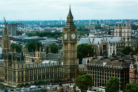 Photo of Big Ben with London cityscape behind - image by Jamie Street