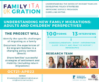 family migration project leaflet